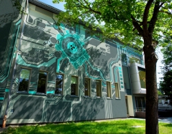 Polski superkomputer dla energetyki będzie promowany muralem