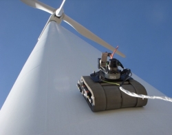Robot do inspekcji turbin wiatrowych