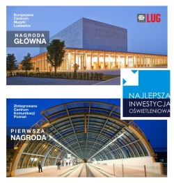 LUG nagrodzony za projekty oświetleniowe w Lusławicach i Poznaniu
