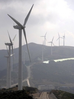 Chiny trzecim największym producentem energii wiatrowej
