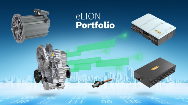Nowo opracowana przez Bosch Rexroth platforma eLION do elektryfikacji maszyn samojezdnych