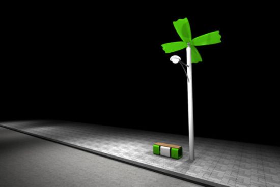 Projekt lampy LED ulicznej zasilanej energią słoneczną