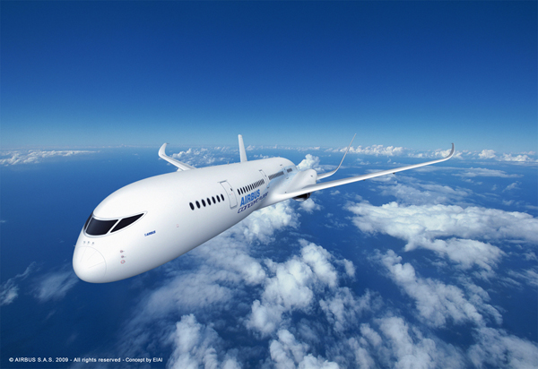 Wizualizacja projektu Airbusa Airbus-concept