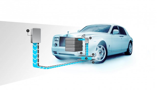 Eksperymentalny system ładowania Rolls-Royce'a Phantom 102EX
