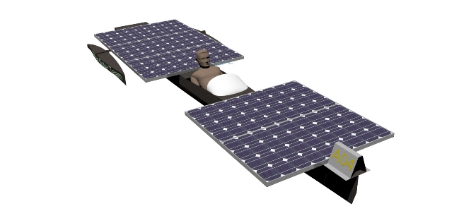 Ł&oacute;dka słoneczna Fiten Solar Team
