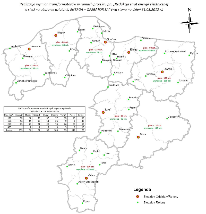 Wymiana transformator&oacute;w SN/nn przez Energa-Operator