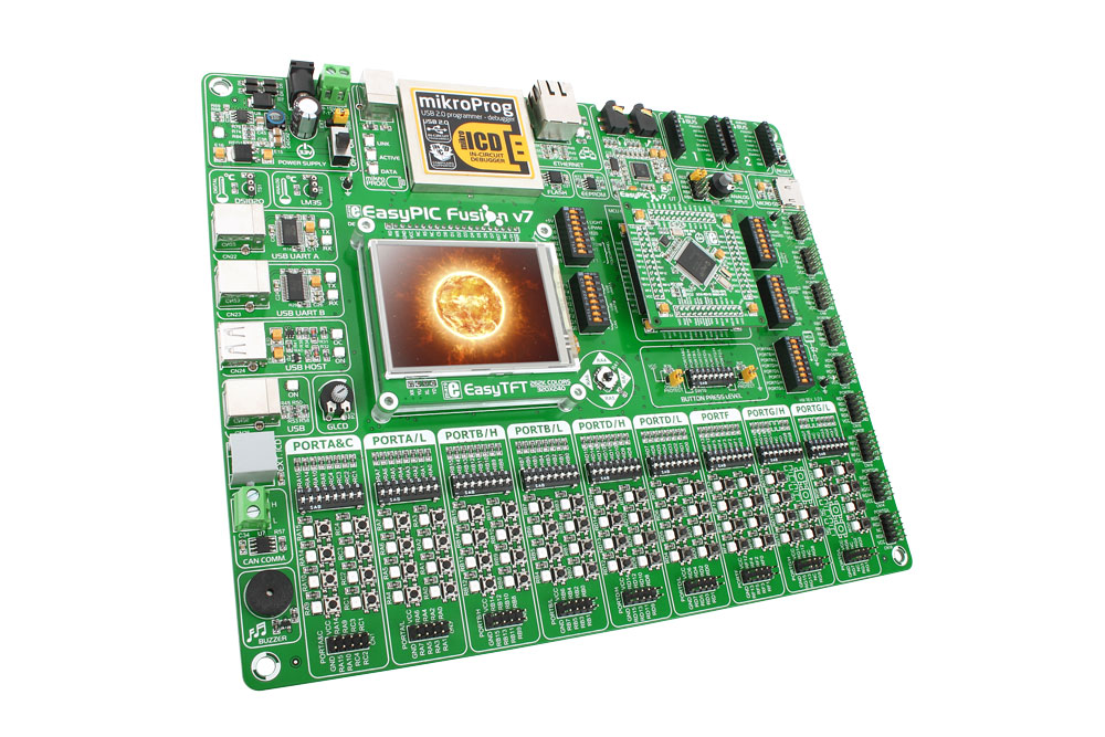 MikroElektronika EasyPic Fusion v7