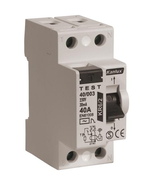 Wyłącznik różnicowo-prądowy KR6 40/003/2 KR6 40/003/2