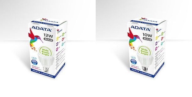 Żar&oacute;wki wielokierunkowe LED z firmy ADATA Lighting są dostępne w wersji 10 i 12W dla 3000K ciepłych ż&oacute;łtych i 5000K łagodnych białych świateł i są bardziej energooszczędne od tradycyjnych żar&oacute;wek żarowych nawet o 80%