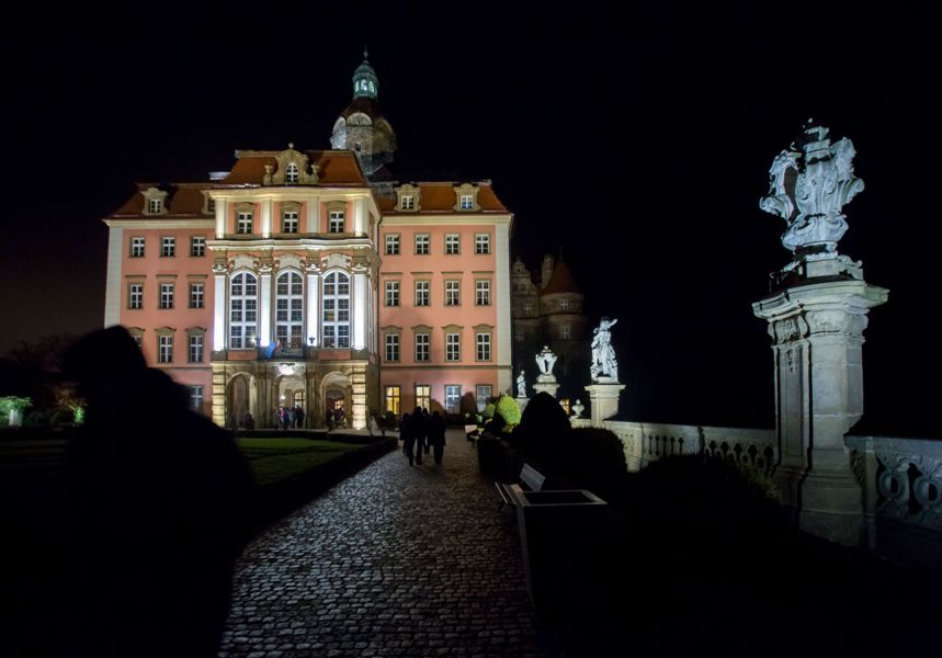 Nowa iluminacja na Zamku Książ w Wałbrzychu Nowa iluminacja na Zamku Książ w Wałbrzychu