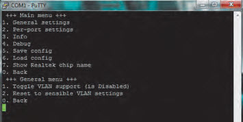 Rys. 10. Podmenu General settings Rys. 10. Podmenu General settings