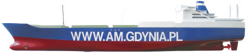 Fig. 8. Picture of an exemplary physical model of the ship used to verify the support system for navigators