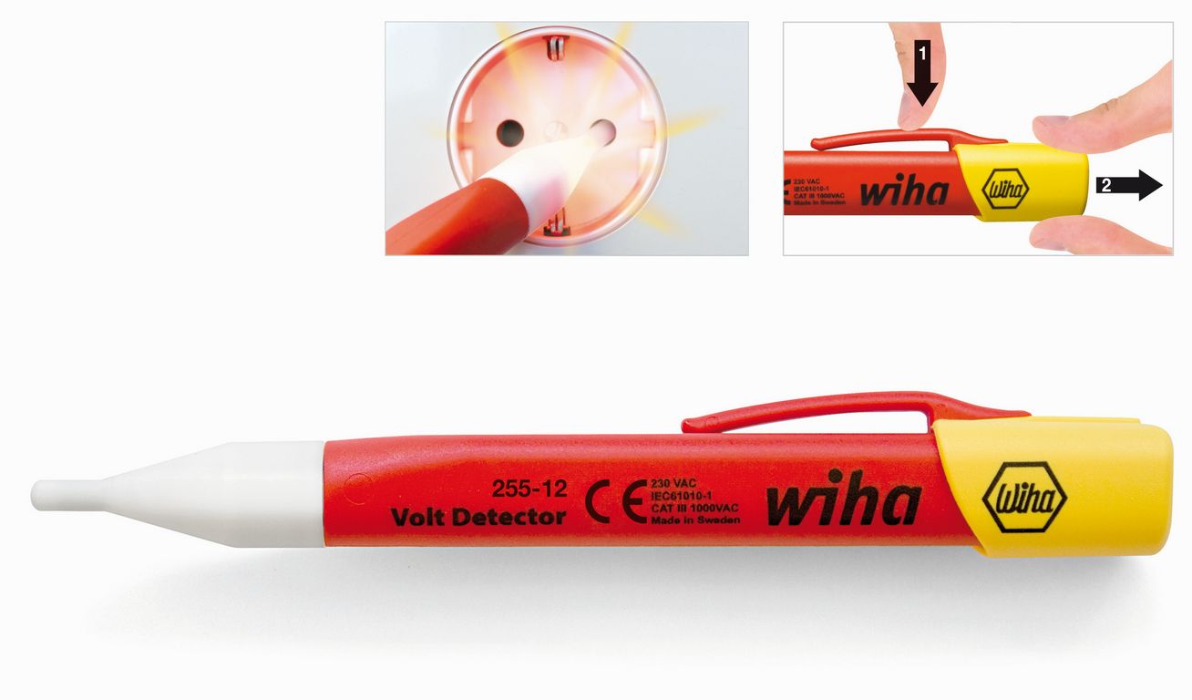 Bezdotykowy pr&oacute;bnik napięcia Volt Detector do napięć zmiennych od 230 do 1000 VAC