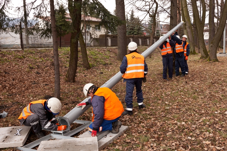 Mobilna linia energetyczna w Łodygowicach
