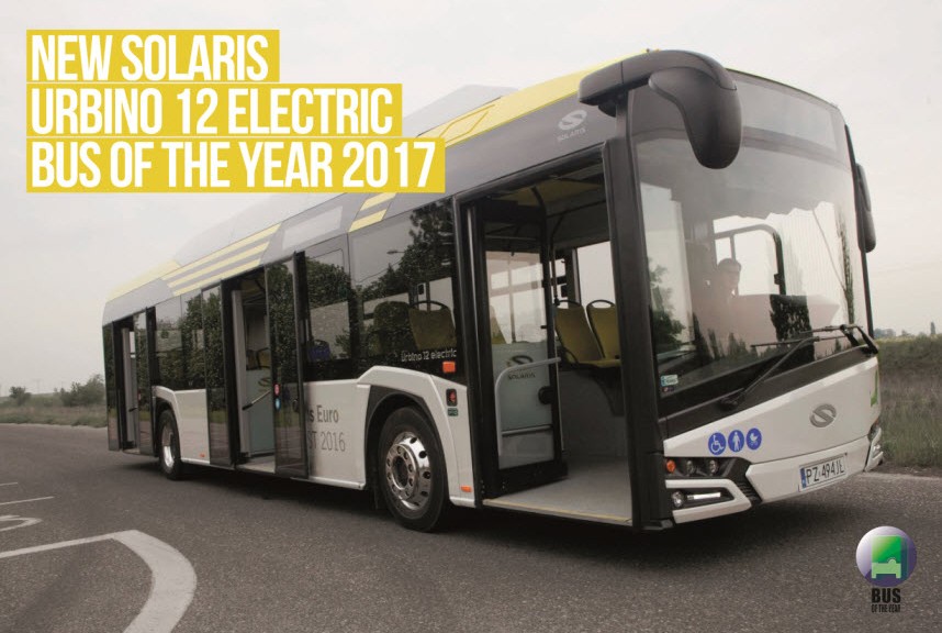 Elektryczny Solaris Urbino wybrany autobusem roku 2017