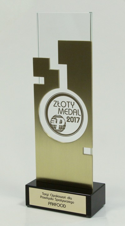 Złoty Medal Targów Poznańskich PAKFOOD 2017 za innowacyjny produkt. Złoty Medal Targów Poznańskich PAKFOOD 2017 za innowacyjny produkt.