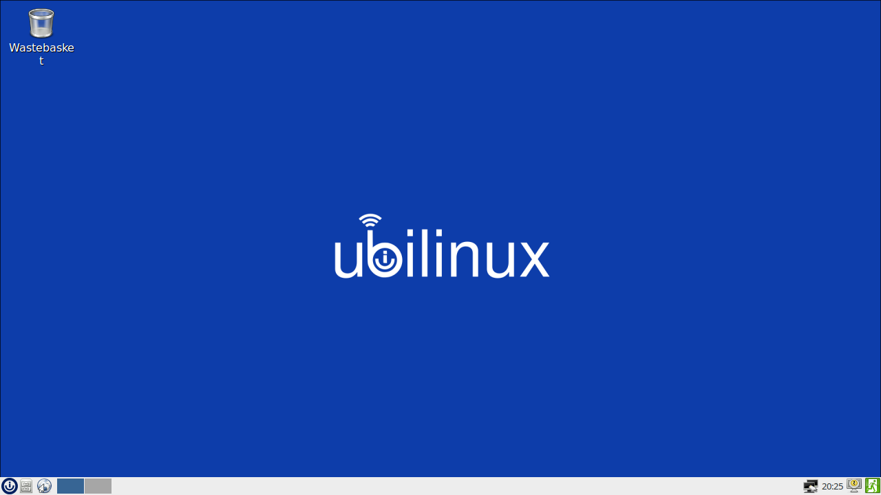 Rys. 6: Ekran startowy systemu ubilinux Rys. 6: Ekran startowy systemu ubilinux