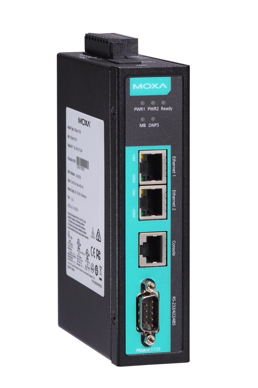 MGate 5109 &ndash; konwerter protokołu DNP3 na Modbus
