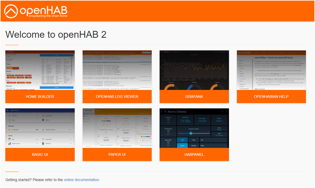 openHUB setup