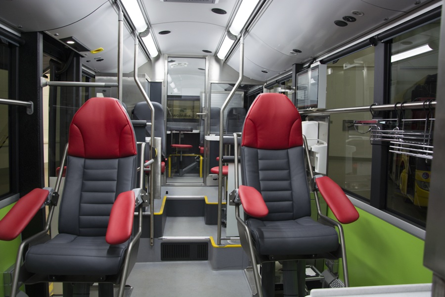 Elektryczny ambulans do pobierania krwi 