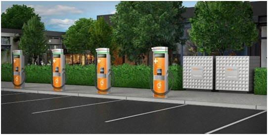 materiały firmy ChargePoint, sieć ładowania dla EV w USA
