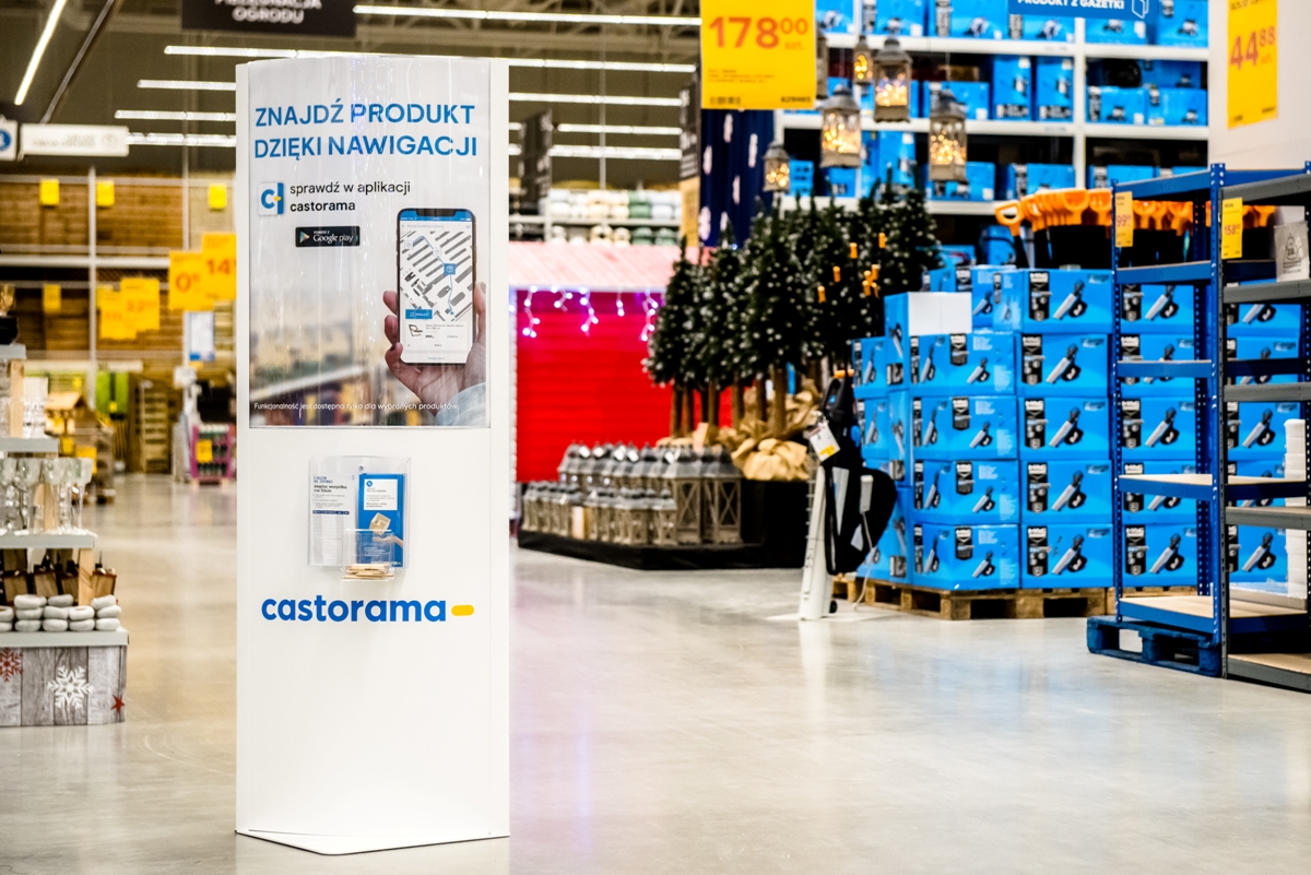 Nawigacja wewnętrzna w systemie Interact Retail