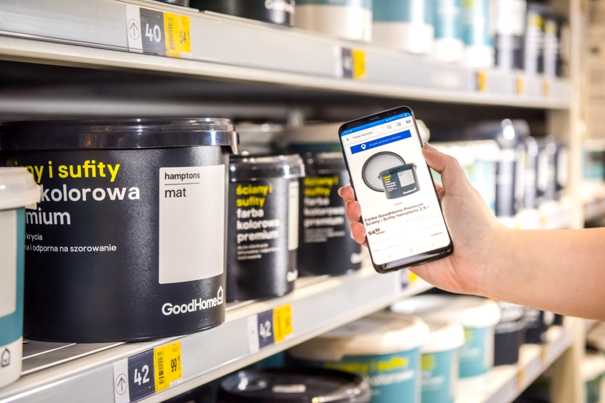 Innowacyjne oświetlenie wskaże lokalizację produkt&oacute;w na p&oacute;łkach Castoramy