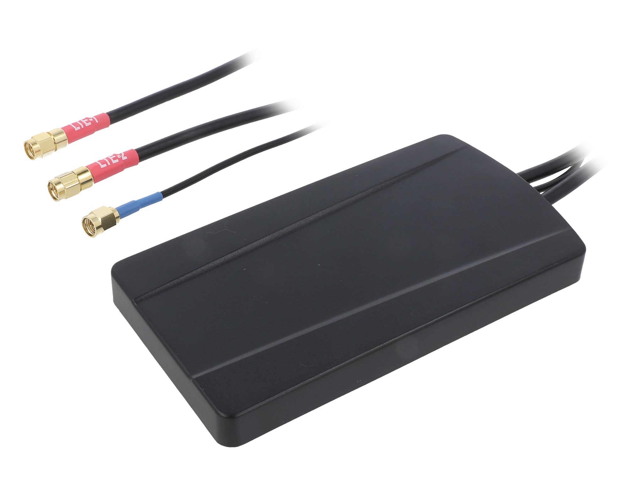 Antena typu „combo” do jednoczesnej komunikacji w dwóch standardach. Antena typu „combo” do jednoczesnej komunikacji w dwóch standardach.