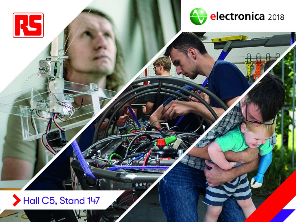 Innowacyjna i inspirująca oferta RS Components na targach electronica 2018
