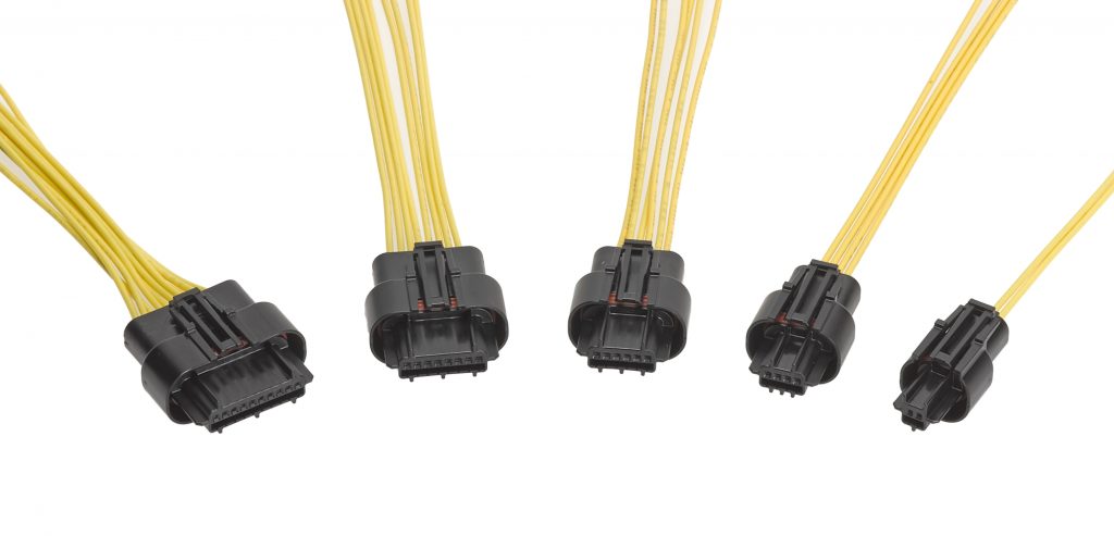 System złączy typu przewód- przewód o stopniu ochrony IP67 firmy Molex i rozstawie 1,80 mm