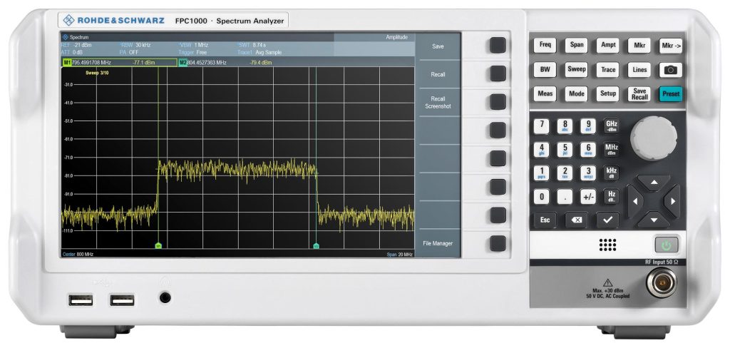 Analizator widma R&S FPC-COM1