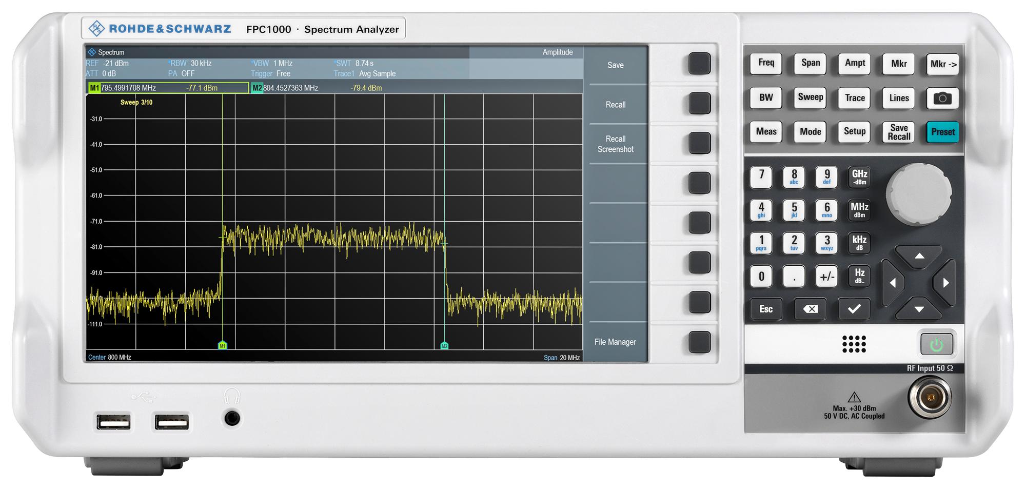 Analizator widma R&S FPC-COM1