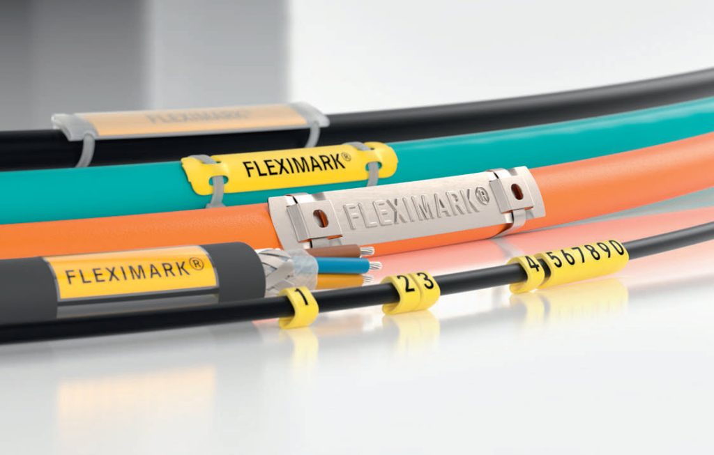 Elastyczne rozwiązania FLEXIMARK® w zakresie znakowania pojedynczych przewodów, kabli i komponentów
