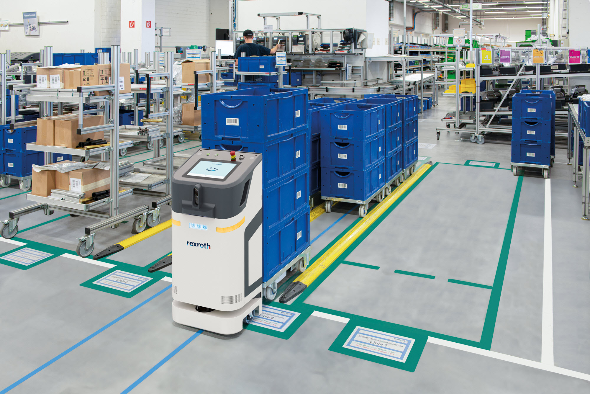 Intra logistyka w standardzie I4.0: zaawansowane zarządzanie zadaniami i flotą