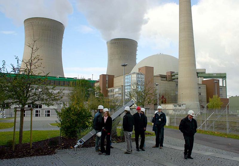 Elektrownia jądrowa w Grafenrheinfeld w Niemczech.