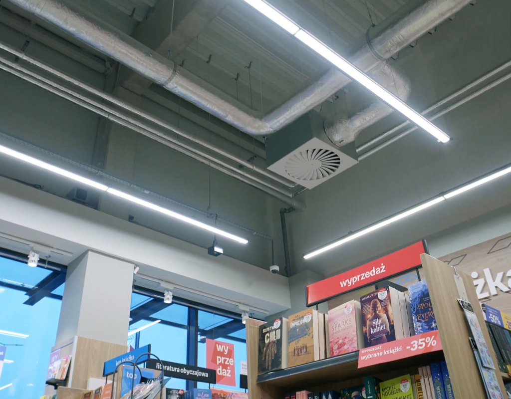Kompleksowa modernizacja oświetlenia w sieci Empik w całej Polsce