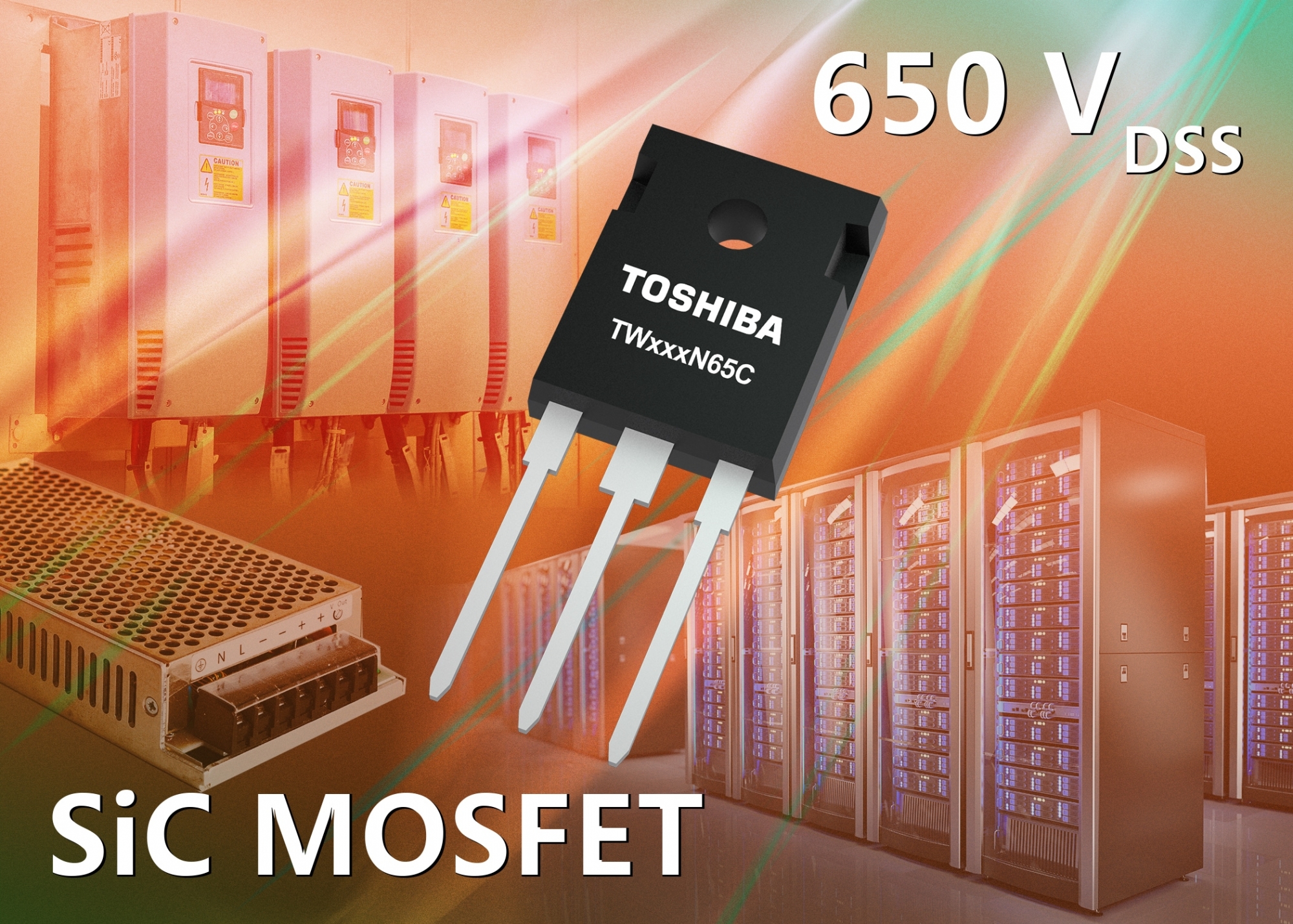 Tranzystory MOSFET trzeciej generacji z węglika krzemu od Toshiba są już dostępne w Farnell