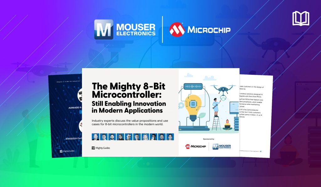 Nowy eBook Microchip i Mouser podkreśla prostotę i wydajność 8-bitowych mikrokontrolerów