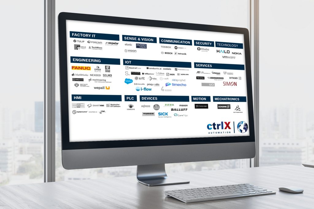 Sieć ctrlX World zyskuje kolejnych partnerów. (Źródło ilustracji: Bosch Rexroth AG)