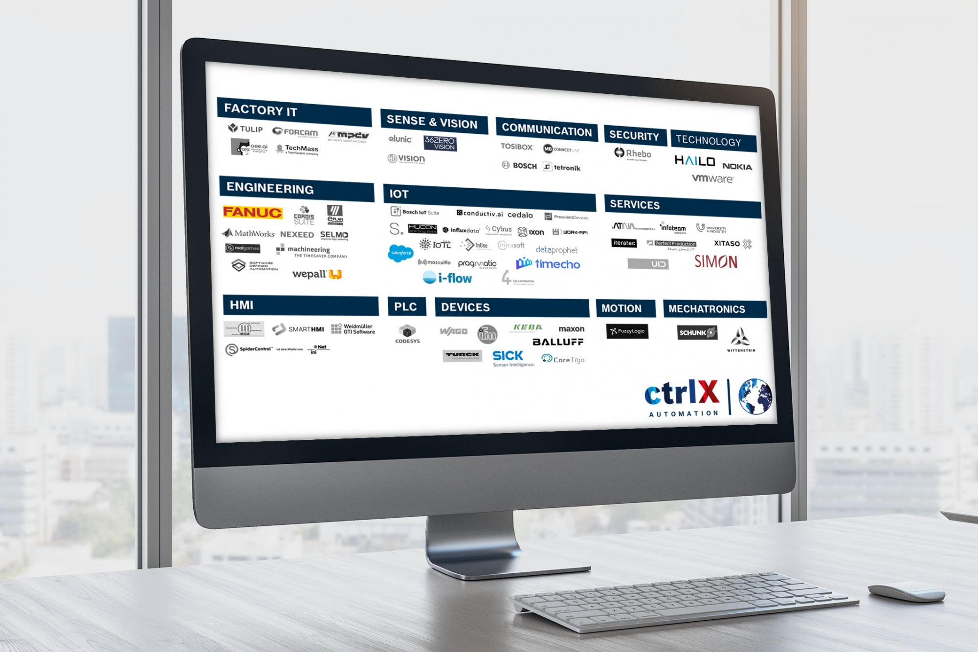 Sieć ctrlX World zyskuje kolejnych partnerów. (Źródło ilustracji: Bosch Rexroth AG)