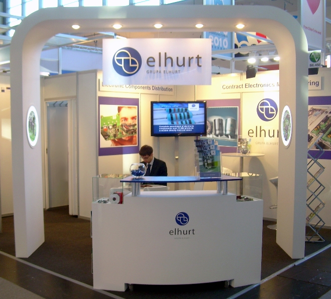 Stoisko Elhurtu podczas targów Electronica 2010