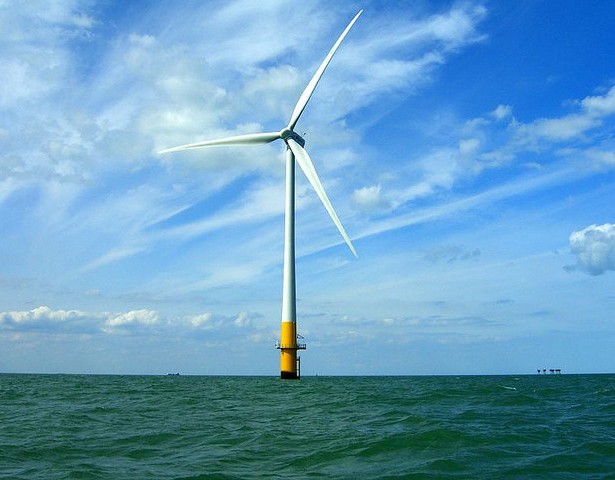 Turbina wiatrowa 6 MW na morzu