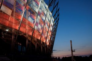 LED w architekturze - Multimedialne fasady