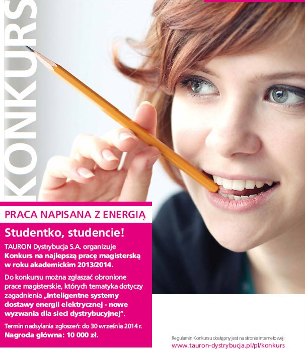 Konkurs Taurona na najlepszą pracę magisterską