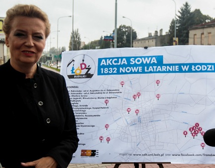 Na łódzkich ulicach będzie jaśniej i bezpieczniej - zapowiadają władze Łodzi. W ramach programu SOWA wymienionych zostanie blisko 2 tysięcy lamp.