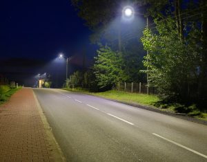 Oświetlenia uliczne po modernizacji