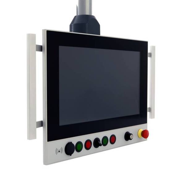 MK100 to nowe monitory przemysłowe firmy ASEM z aluminiową obudową w całości wykonaną w stopniu ochrony IP65