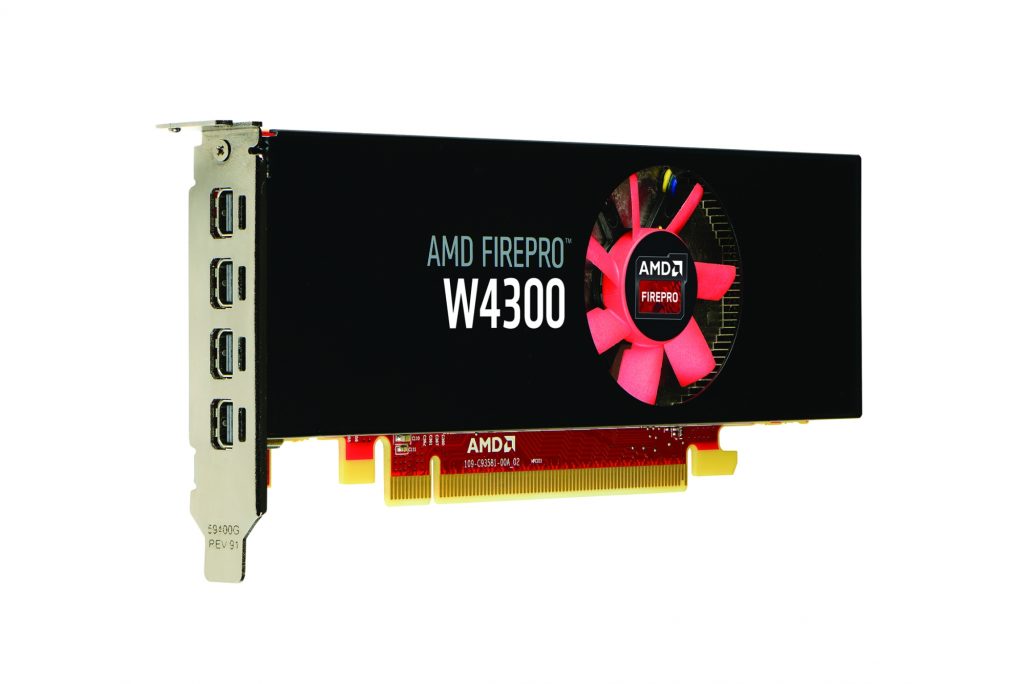 AMD FirePro™ W4300 będzie najwydajniejszą w branży niskoprofilową kartę graficzną do stacji roboczych w formacie SFF i Tower przeznaczoną do pracy z aplikacjami CAD