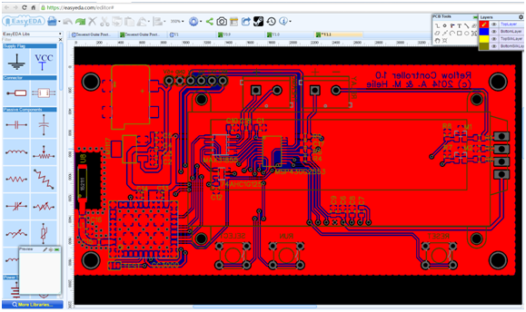 Oprogramowanie do symulacji układów elektronicznych i projektowania PCB - EasyEDA