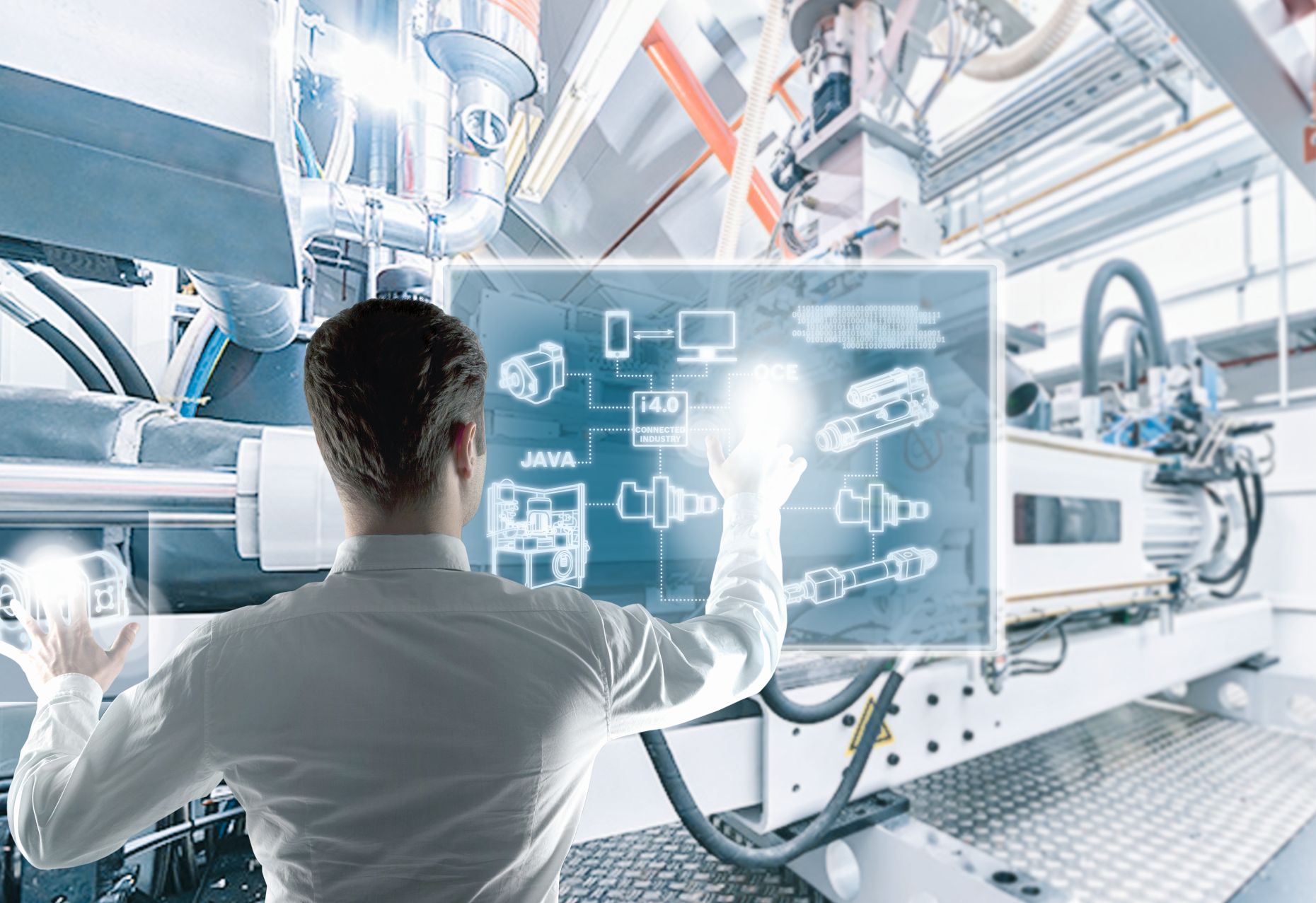 W obrębie Internetu rzeczy, Przemysł 4.0 jest zbiorczym pojęciem oznaczającym integrację inteligentnych maszyn w celu zwiększenia wydajności produkcji.